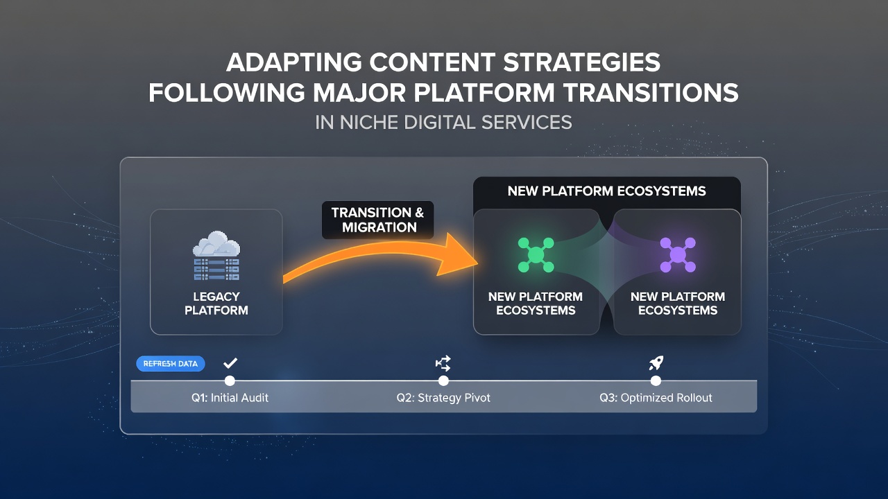 Adapting Content Strategies Following Major Platform Transitions in Niche Digital Services