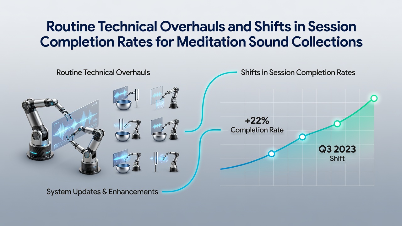 Routine Technical Overhauls and Shifts in Session Completion Rates for Meditation Sound Collections